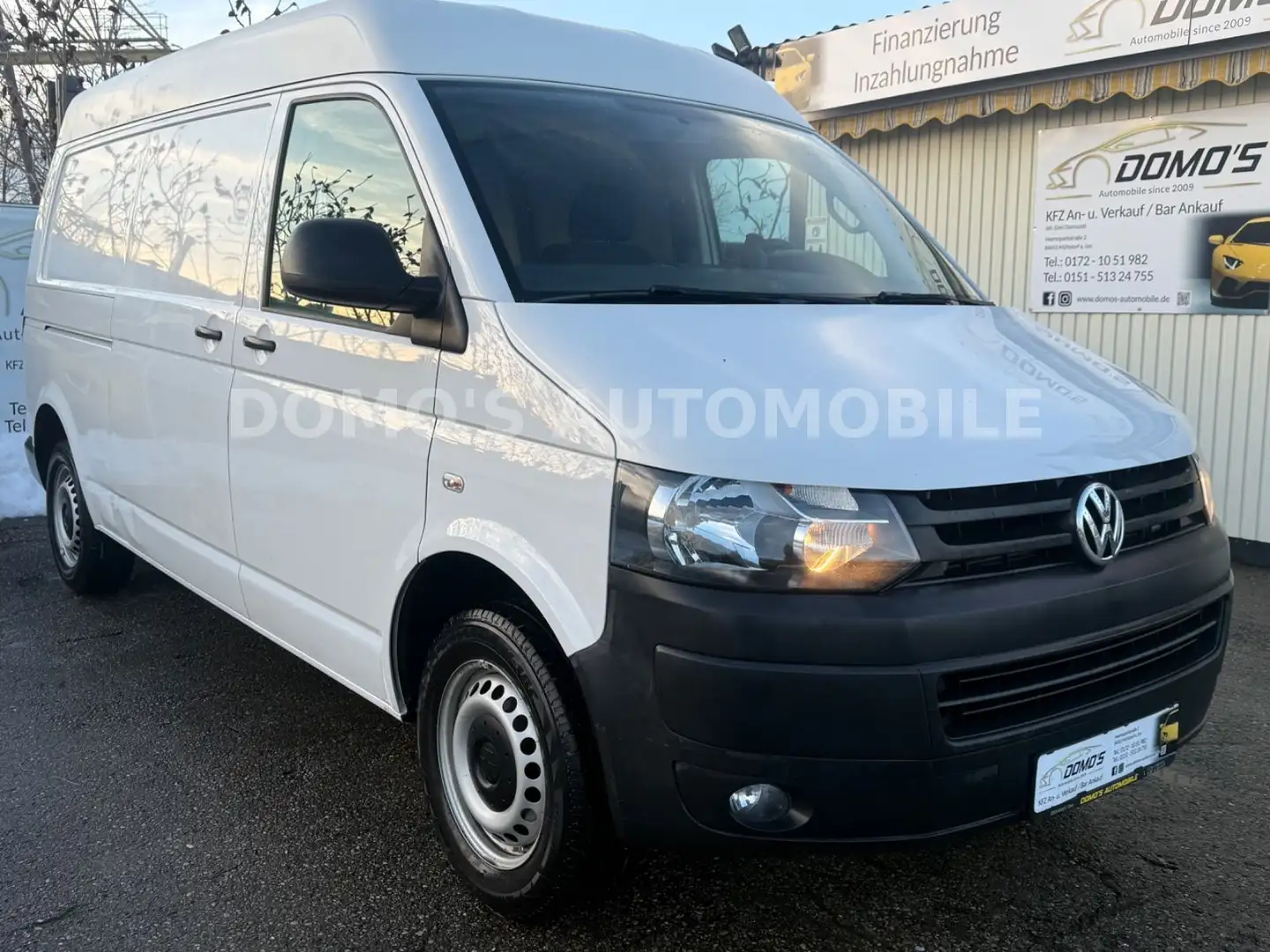 Volkswagen T5 Transporter T5.2 Transporter Kasten-Mittelhochdach Lang Weiß - 1