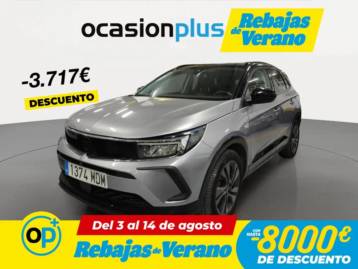Opel Grandland 1.2T S&S GS Line Aut. 130 Gris - 1