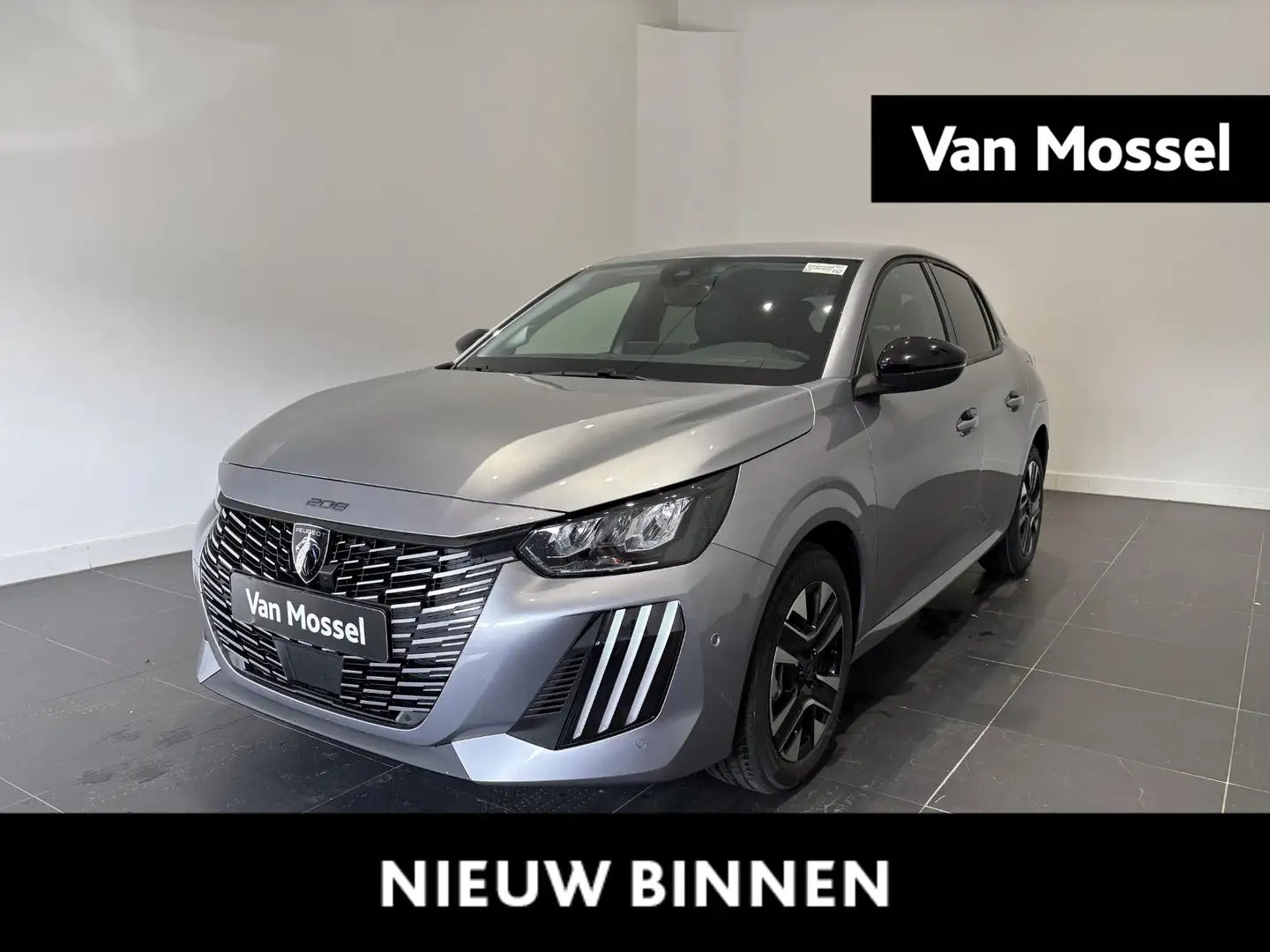 Peugeot 208 1.2 Hybrid 110 e-DCS6 Allure l Voorraad model l DI Grijs - 1