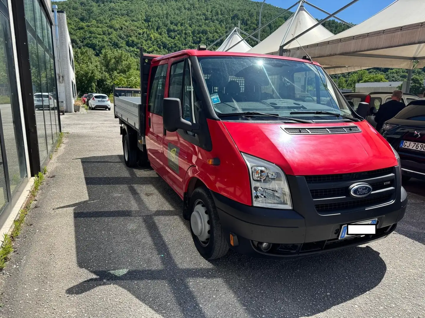 Ford Transit 2.4 TDCi/140 PL-DC-RG  cassone ribaltabile trilate Rosso - 2