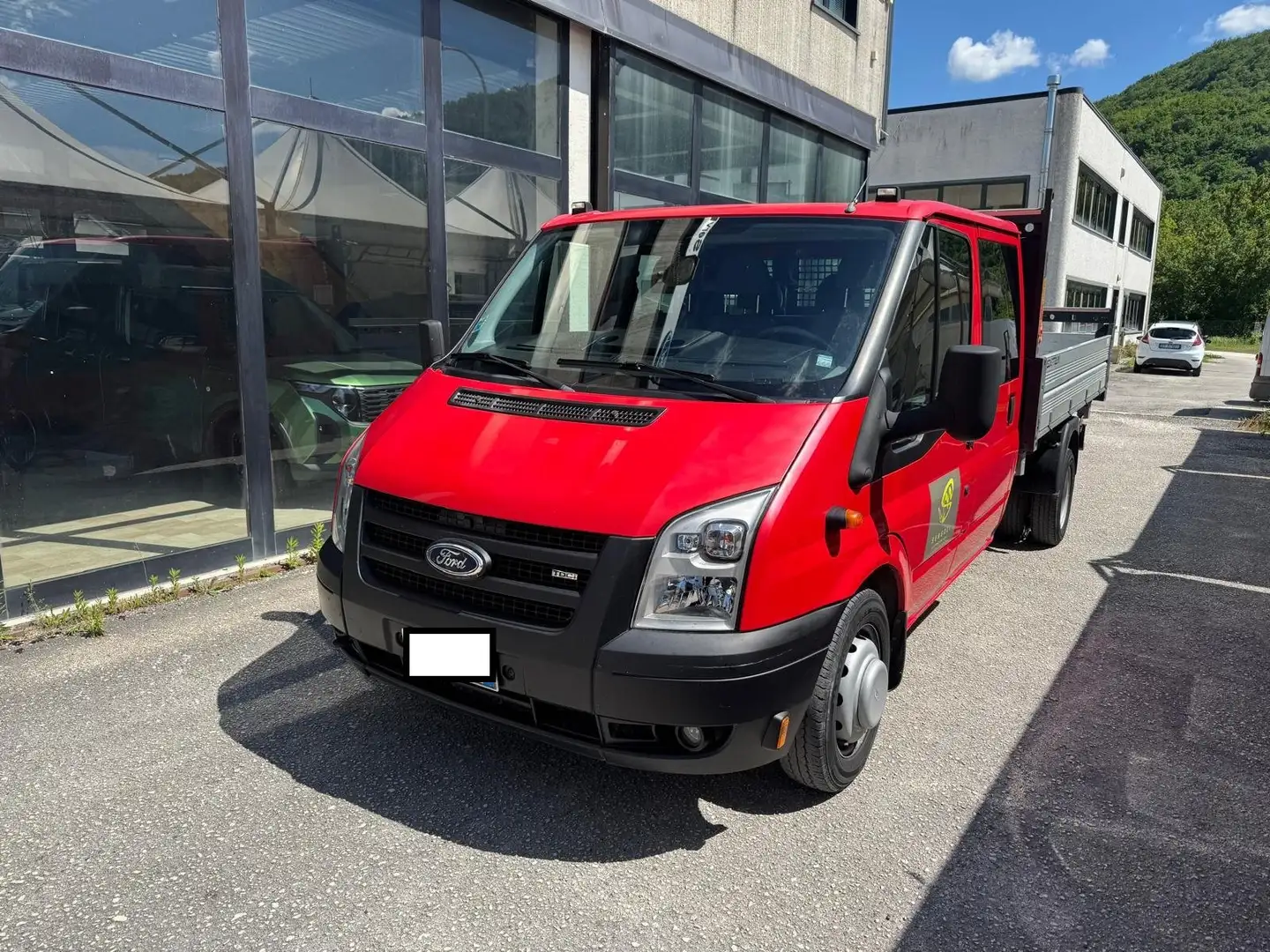 Ford Transit 2.4 TDCi/140 PL-DC-RG  cassone ribaltabile trilate Rosso - 1