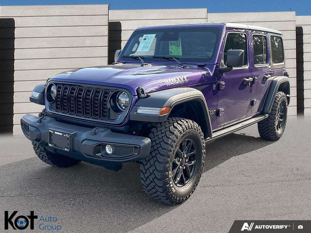 2026 Jeep Wrangler Willys 4 Door 4x4 BUILT FOR OFF ROAD! DANA AXLES!