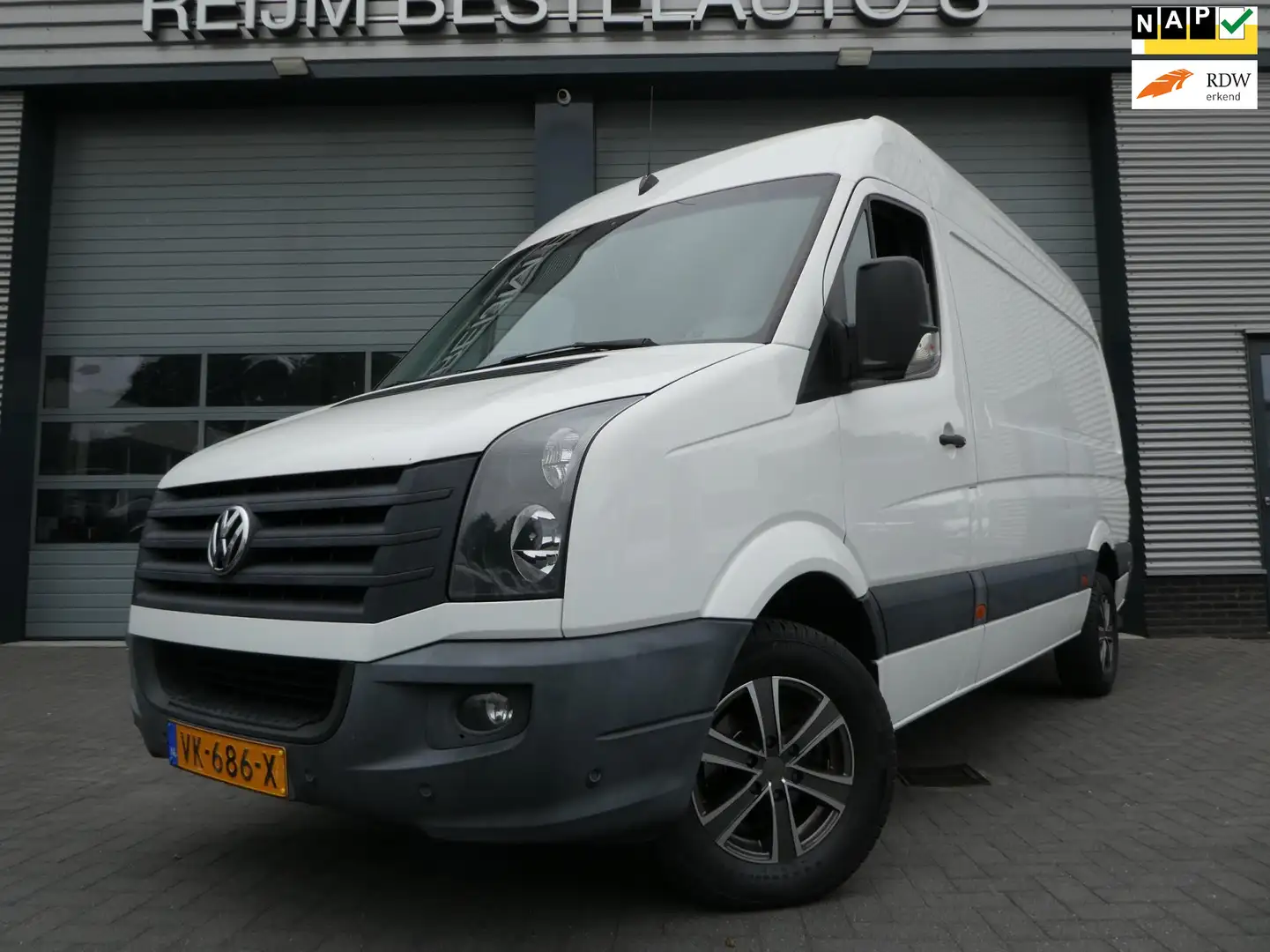 Volkswagen Crafter 32 2.0 TDI L2H2 airco ,3 zits, trekhaak Blanc - 1
