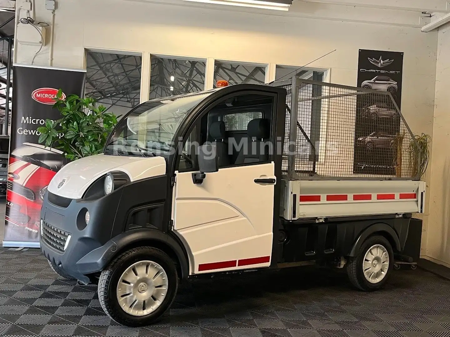 Aixam D-Truck Pritsche XXL PICK UP Mopedauto Microcar Alb - 1