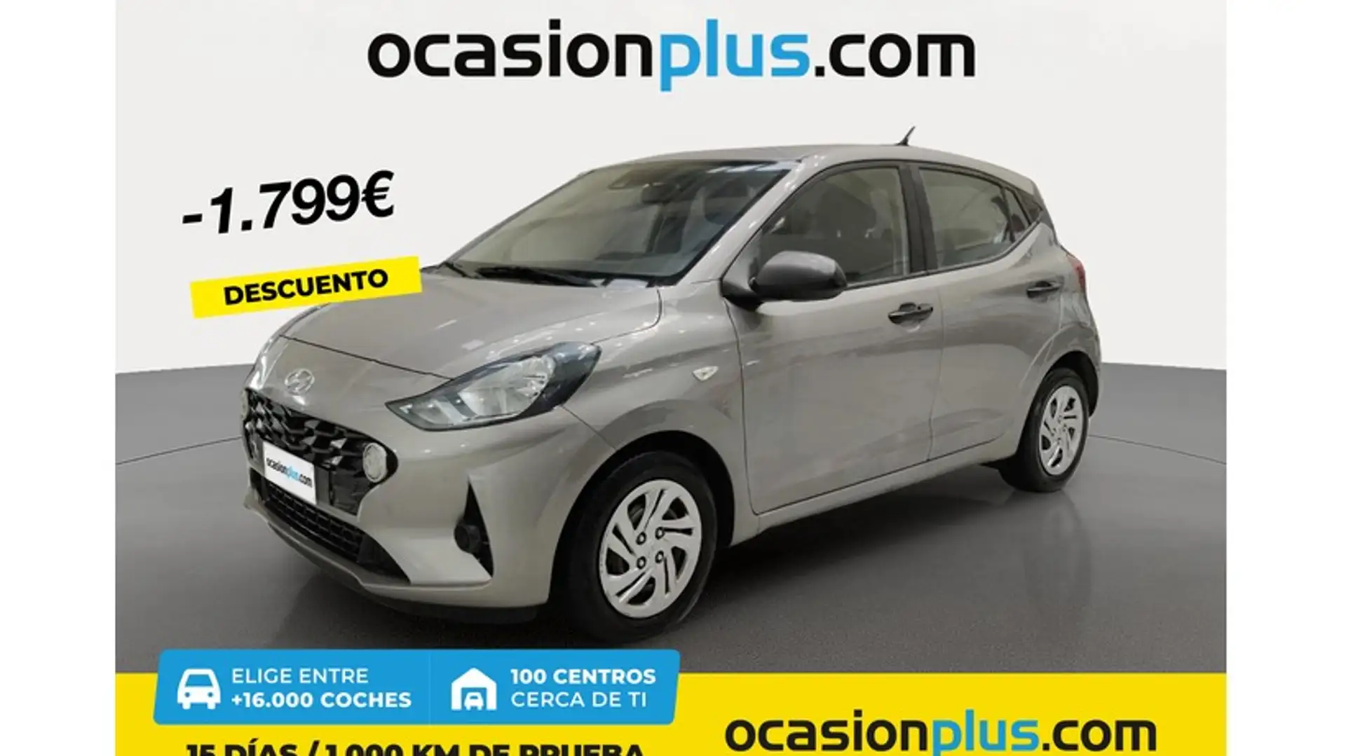 Hyundai i10 1.0 MPI Klass Gris - 1