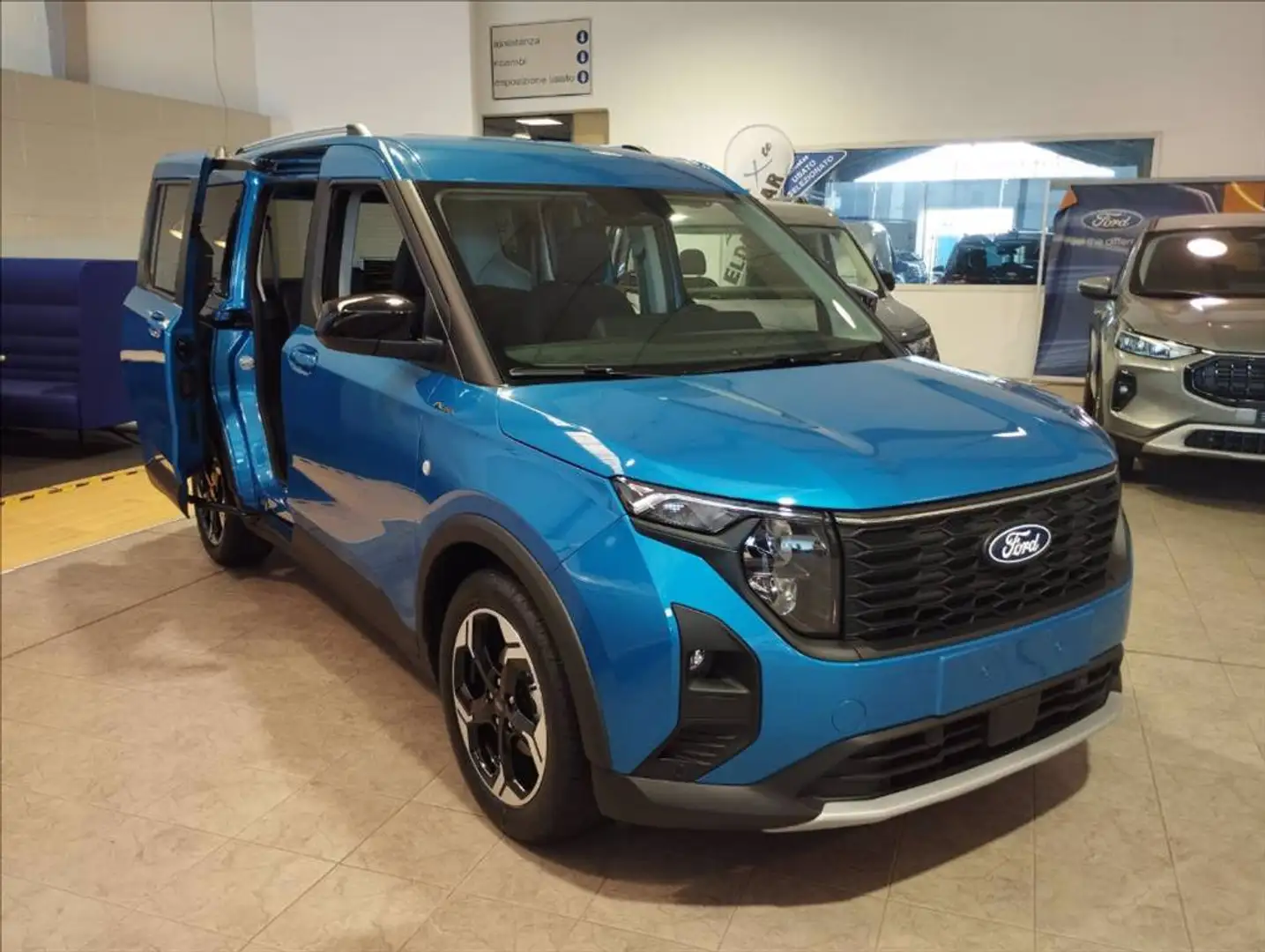 Ford Tourneo Courier II 1.0 ecoboost 125cv Active Blau - 1