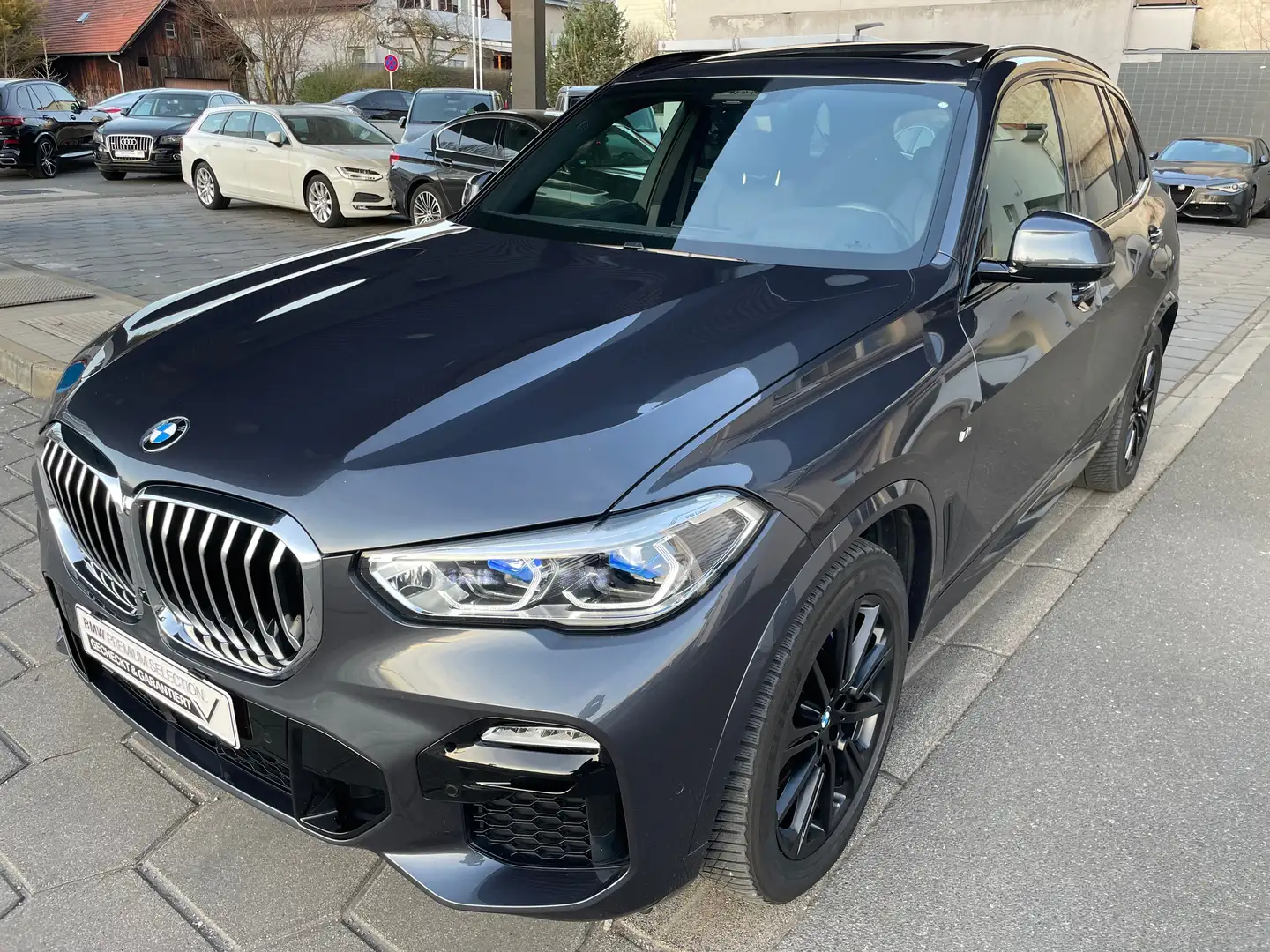 BMW X5 xDrive 40 d M Sport AHK Laser Panorama Standheiz. Grau - 1