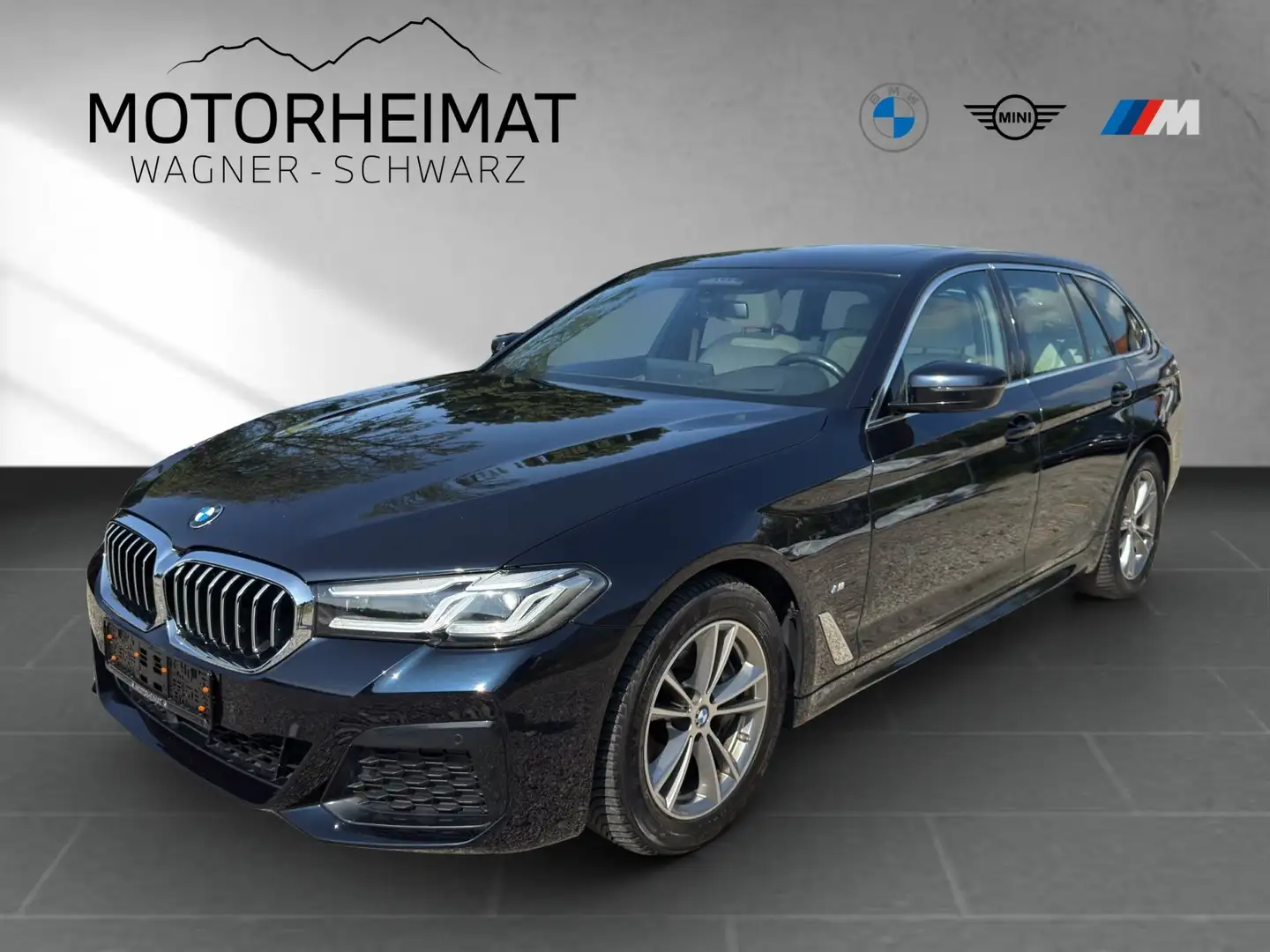BMW 530 d xDrive Touring M Sport 19" Pano ACC H&K HUD Schwarz - 1