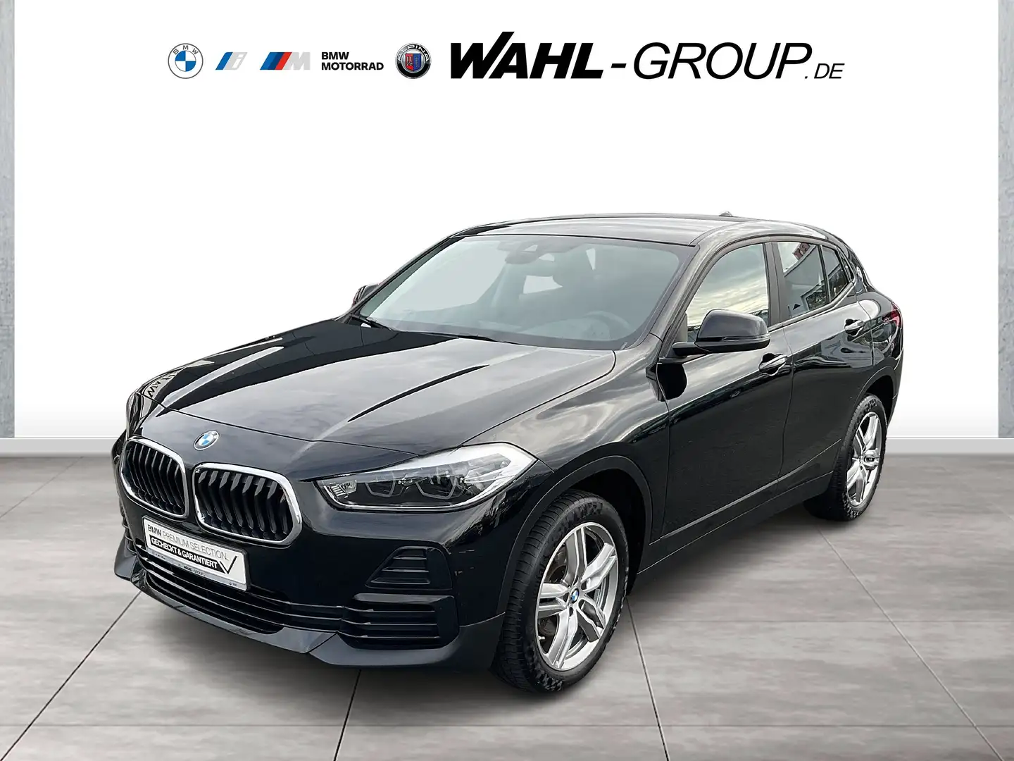BMW X2 sDrive18i ADVANTAGE DKG NAVI LED GRA PDC SHZG DAB Noir - 1