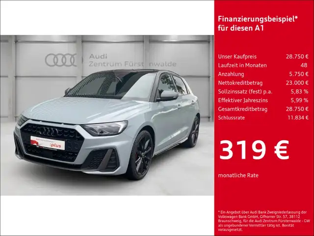 Audi A1 Sportback 40 TFSI S tronic S line Navi Digitales C