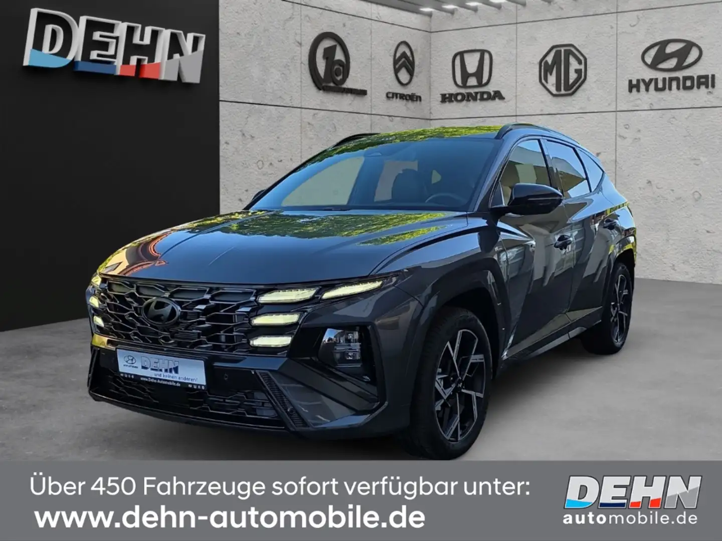 Hyundai TUCSON N-Line Mj25 7-DCT 2WD 1.6 T-GDi Assistenz-/Sitz-Pa Grijs - 2
