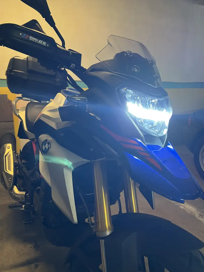 BMW G 310 GS blue racing Blanc - 2