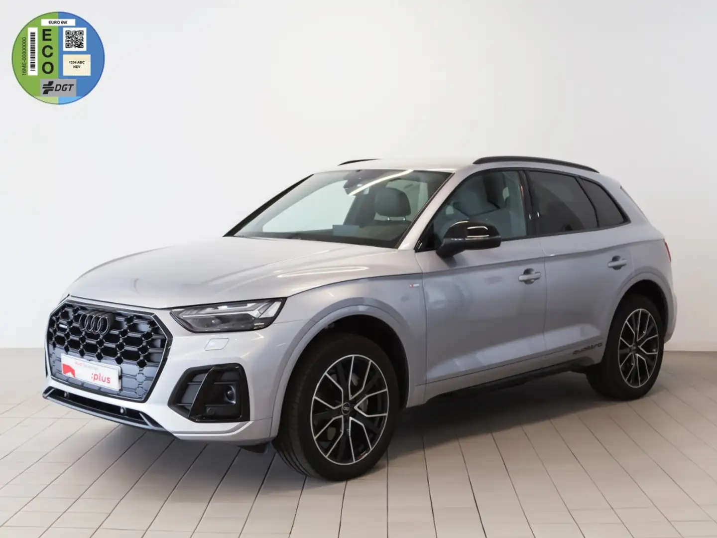 Audi Q5 40 TDI quattro-ultra Black line S tronic 150kW Argent - 1