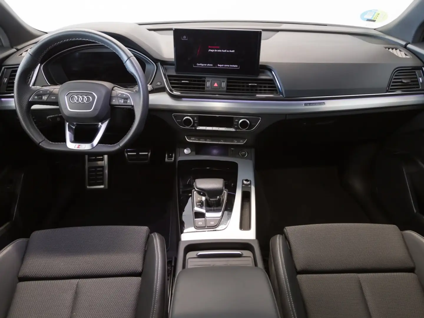 Audi Q5 40 TDI quattro-ultra Black line S tronic 150kW Plateado - 2