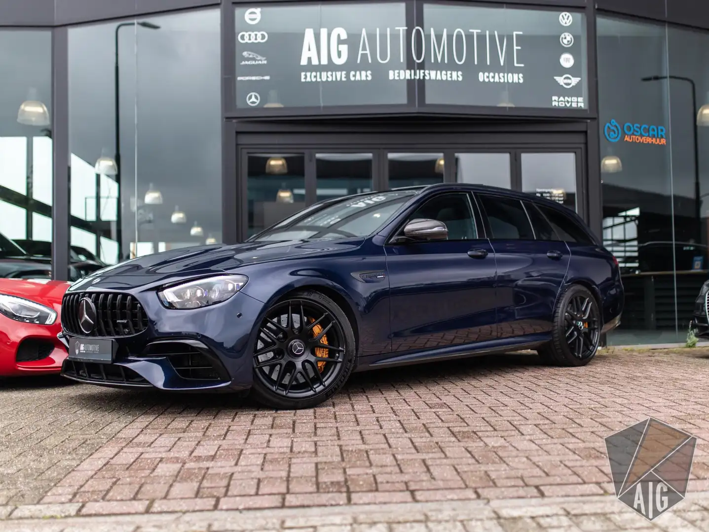 Mercedes-Benz E63S AMG Estate E-klasse 4MATIC Premium Plus Merce Blauw - 1