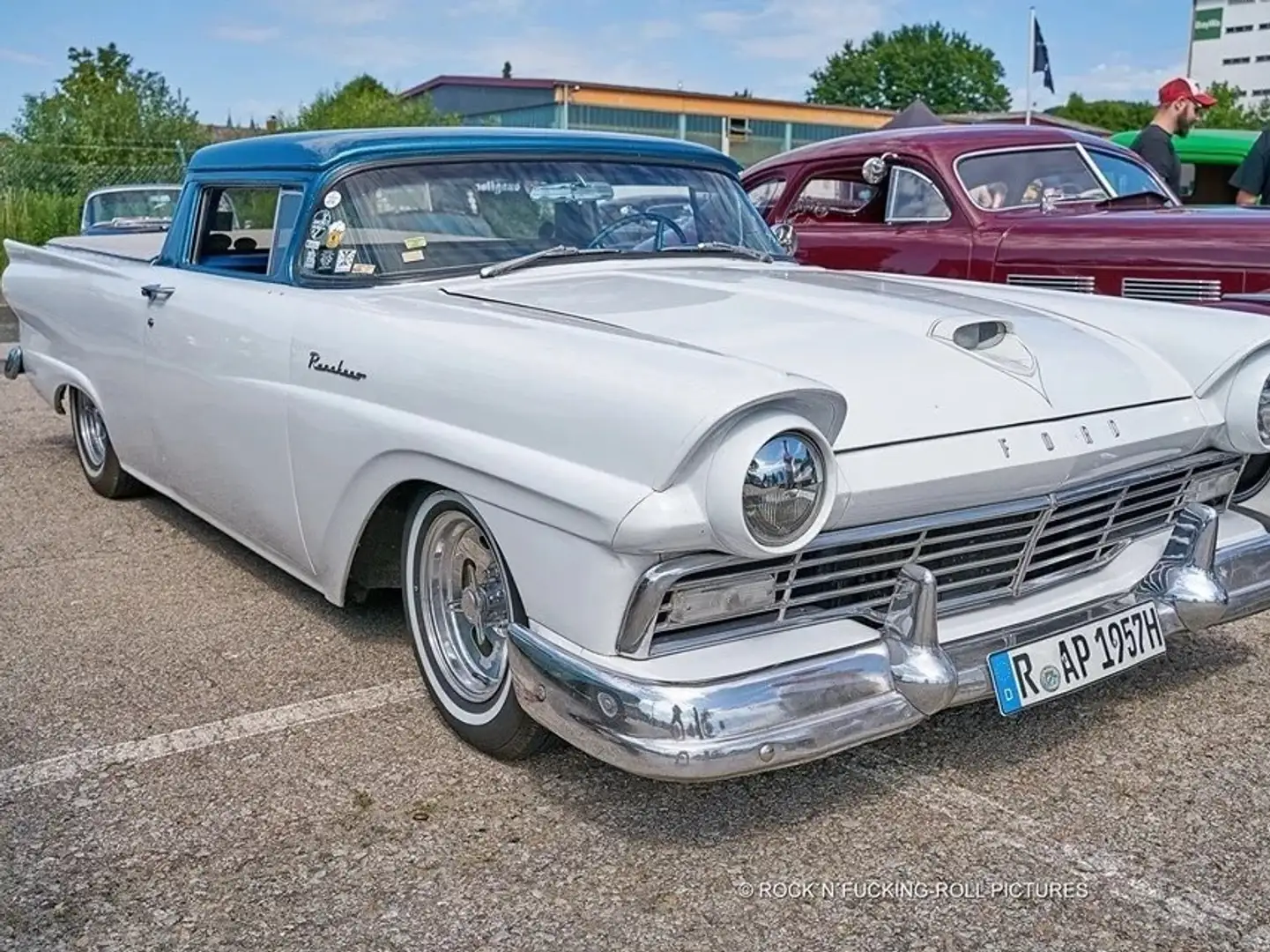 Ford Fairlane Ranchero Blanc - 1