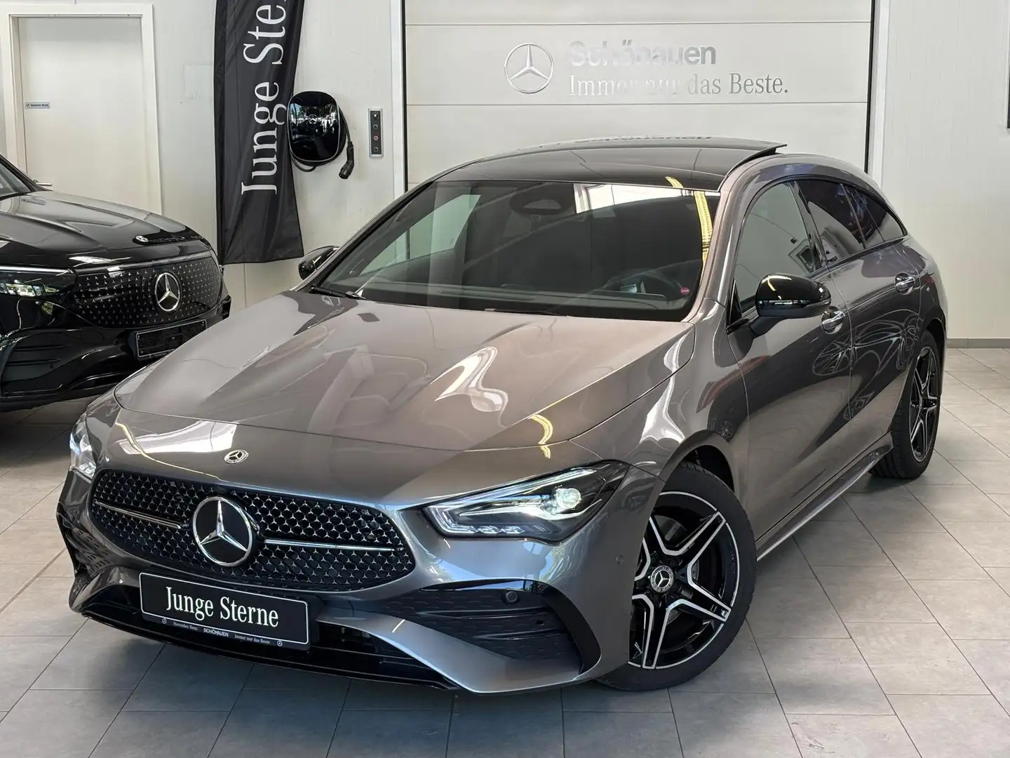 Mercedes-Benz CLA 200 SB AMG PANO+DIST+LEDER+BURM+MEMO+VZ+NIGH Grau - 2