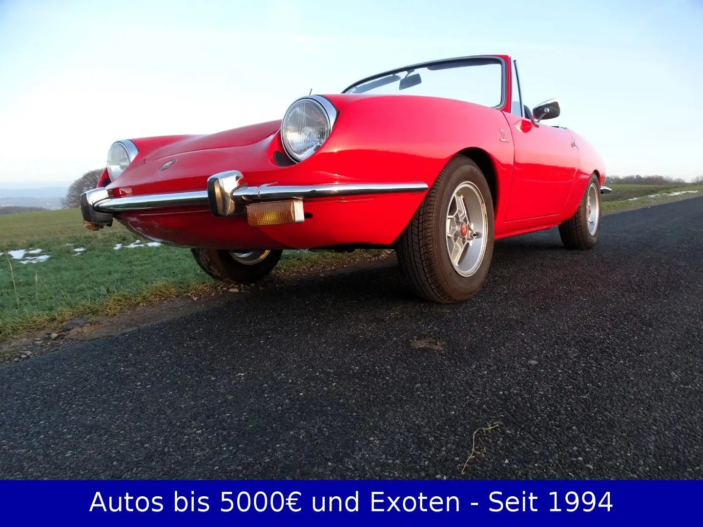 Fiat 850 Spider RestoMod - Einspritzer - G-KAT crvena - 1