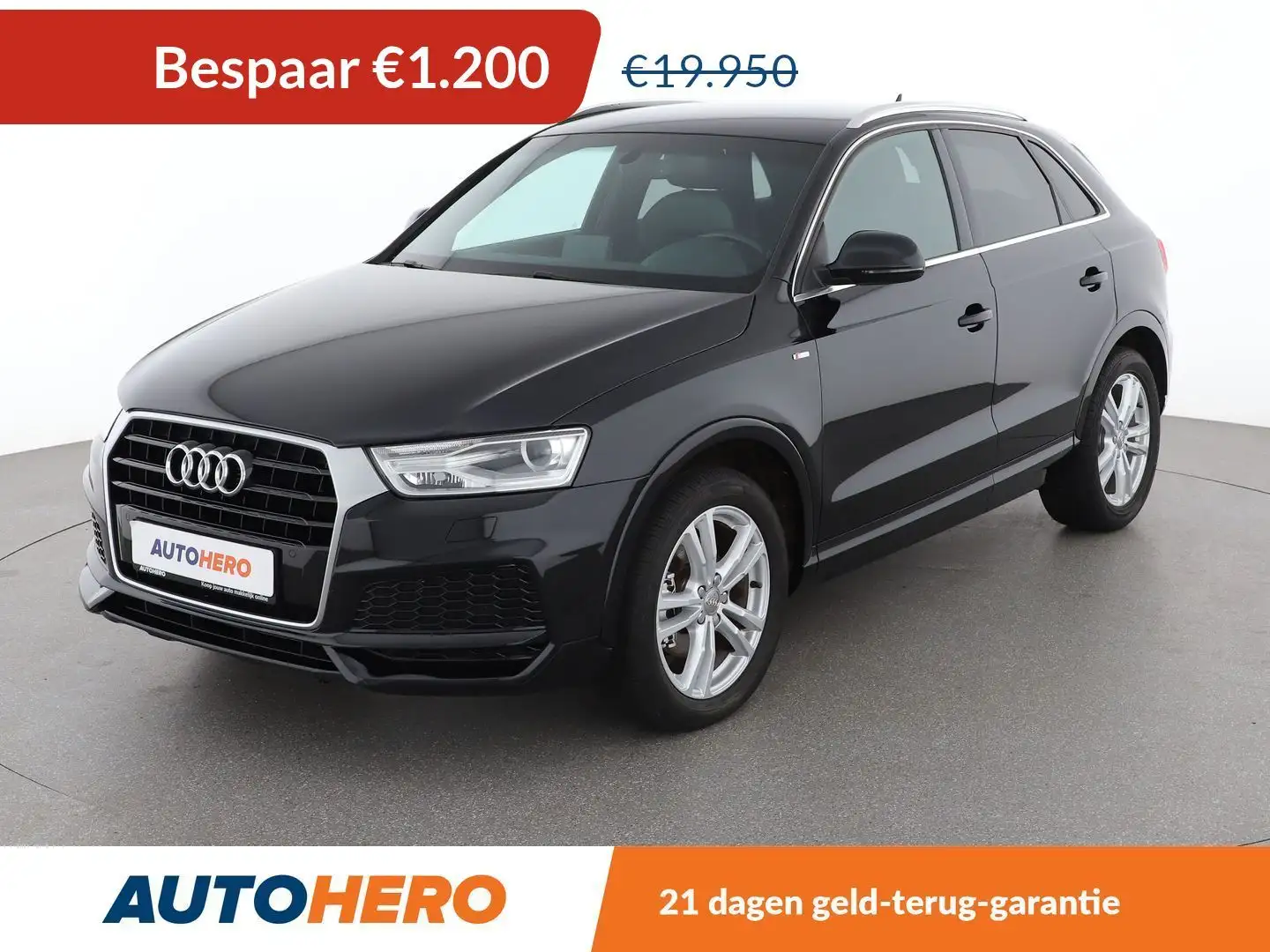 Audi Q3 1.4 TFSI ACT S line Zwart - 1