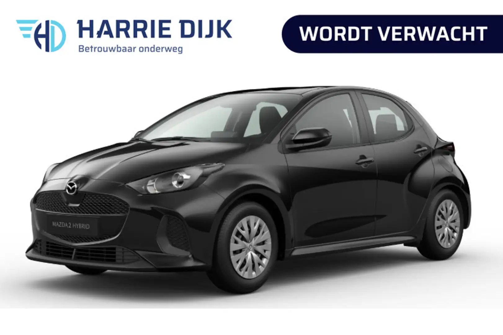 Mazda 2 Hybrid 1.5 Prime-line opera black Zwart - 1