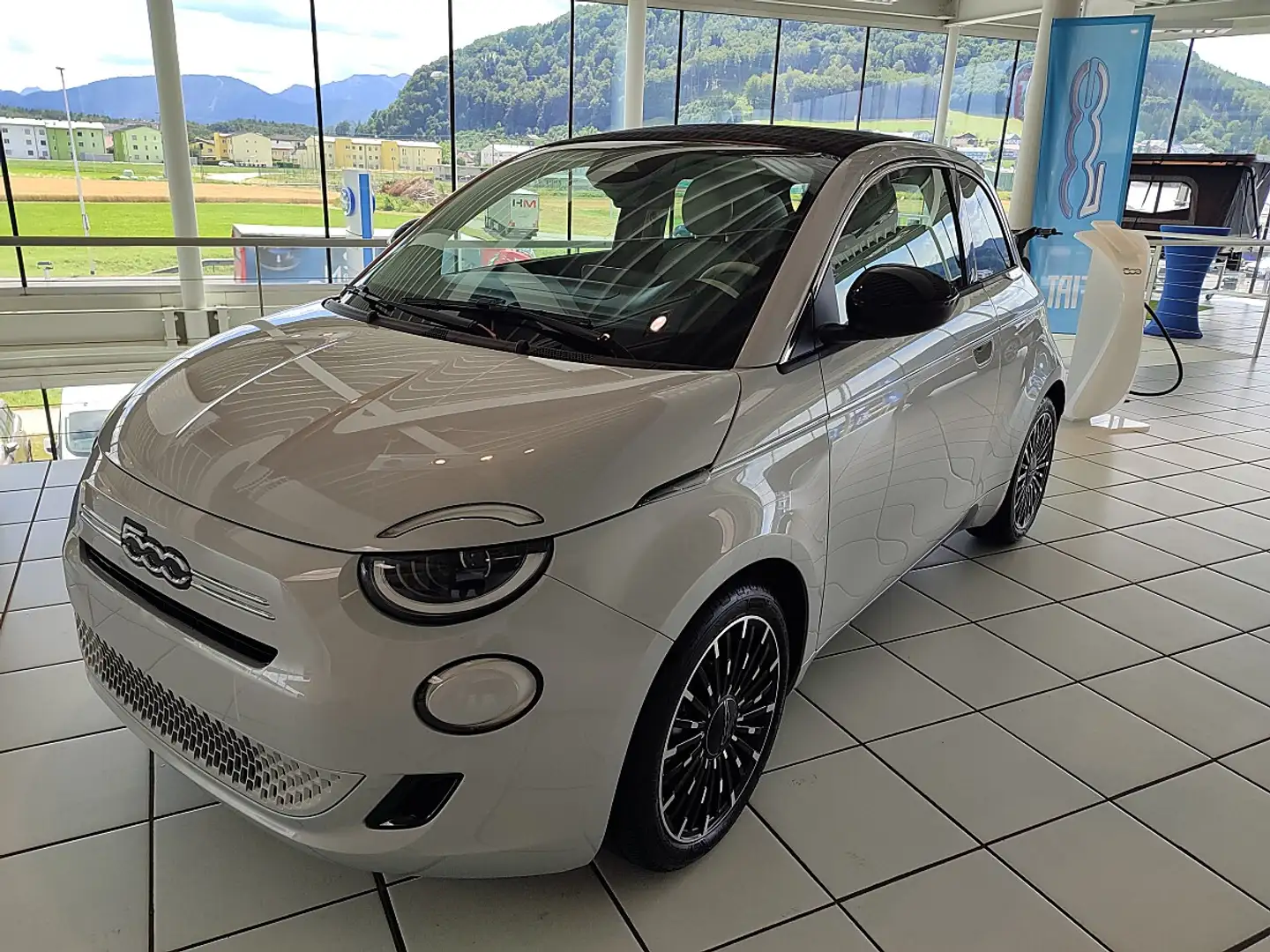Fiat 500C Cabrio Hybrid La Prima Blau - 1