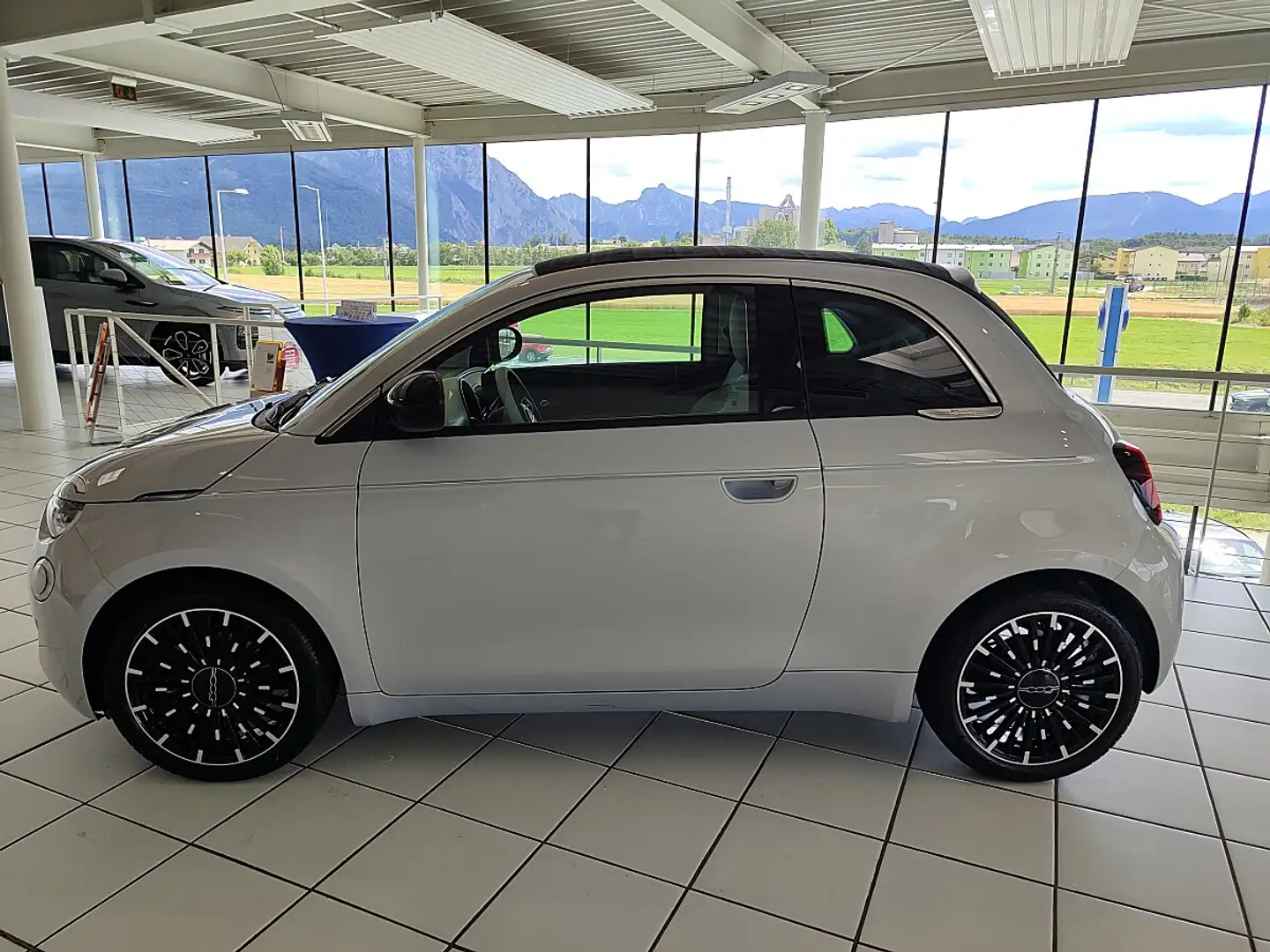 Fiat 500C Cabrio Hybrid La Prima Blau - 2