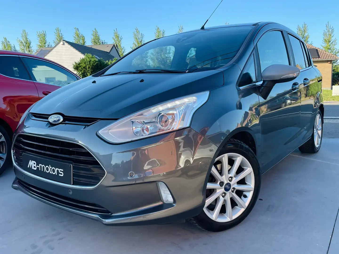 Ford B-Max B-Max 1.0 EcoBoost*1er PROP*AIRCO*GARANTIE* Gris - 1