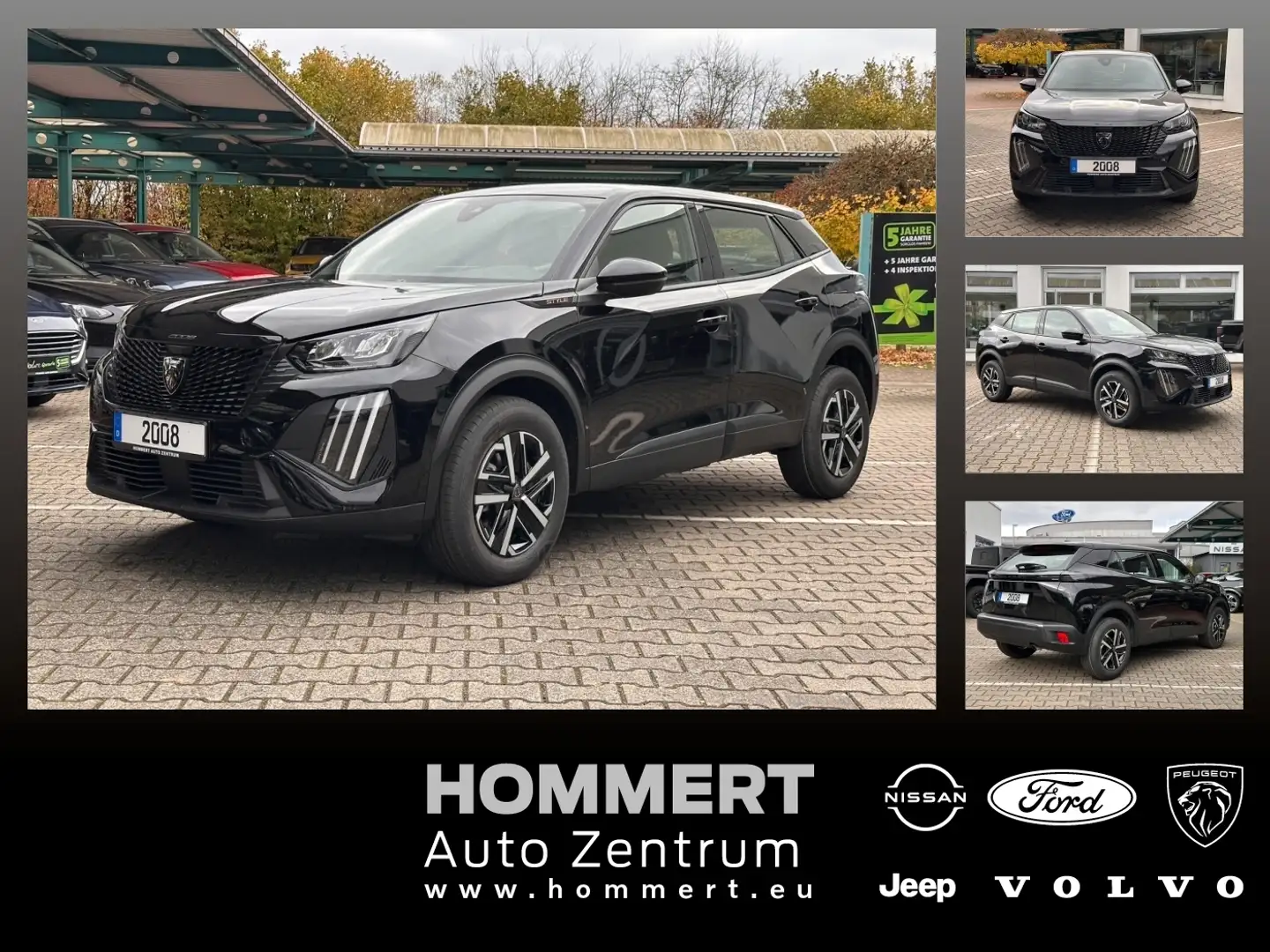 Peugeot 2008 1.2 PureTech Style Klimaautom.*Sitzhz.* Schwarz - 1