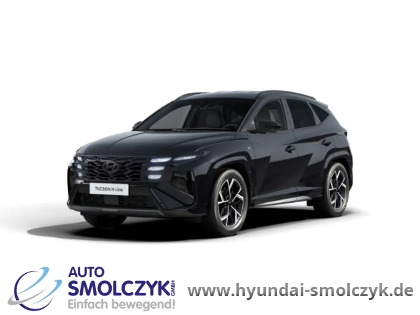 Hyundai TUCSON 1.6 T 7-DCT 2WD N LINE+ECS+ASSISTENZ-PAKET+RÜCKFAH Zwart - 1