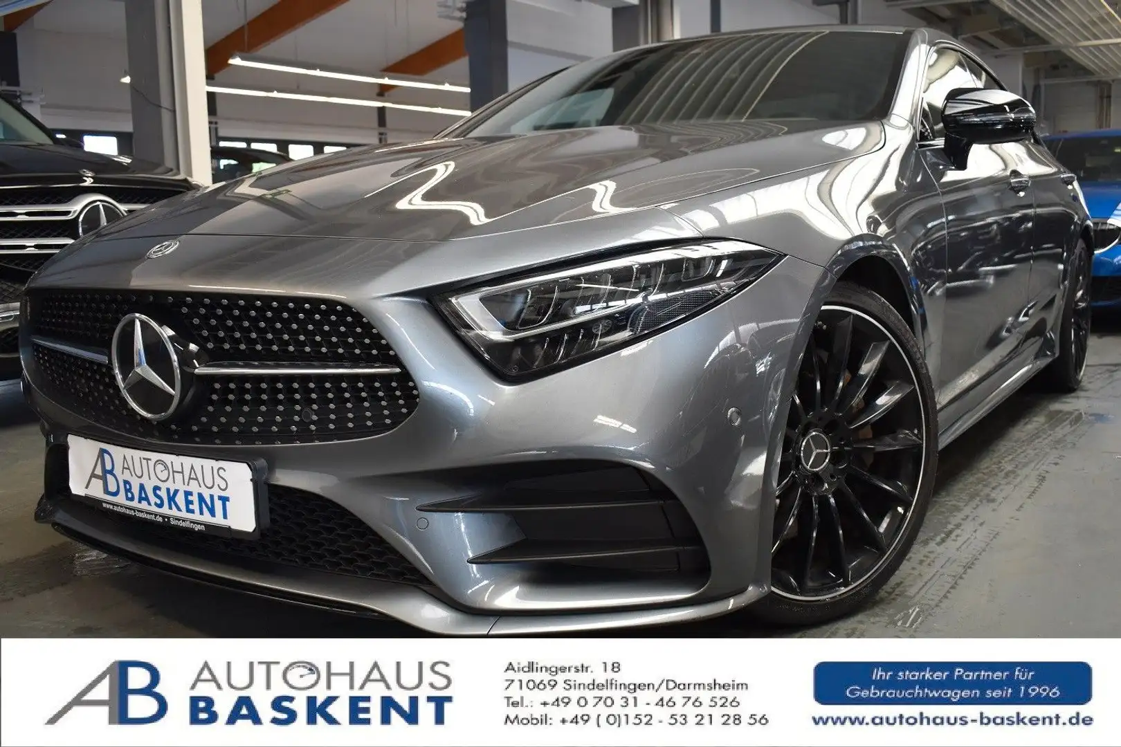 Mercedes-Benz CLS 300 d AMG LINE NIGHT-PAKET*WIDESCREEN*LED* siva - 1