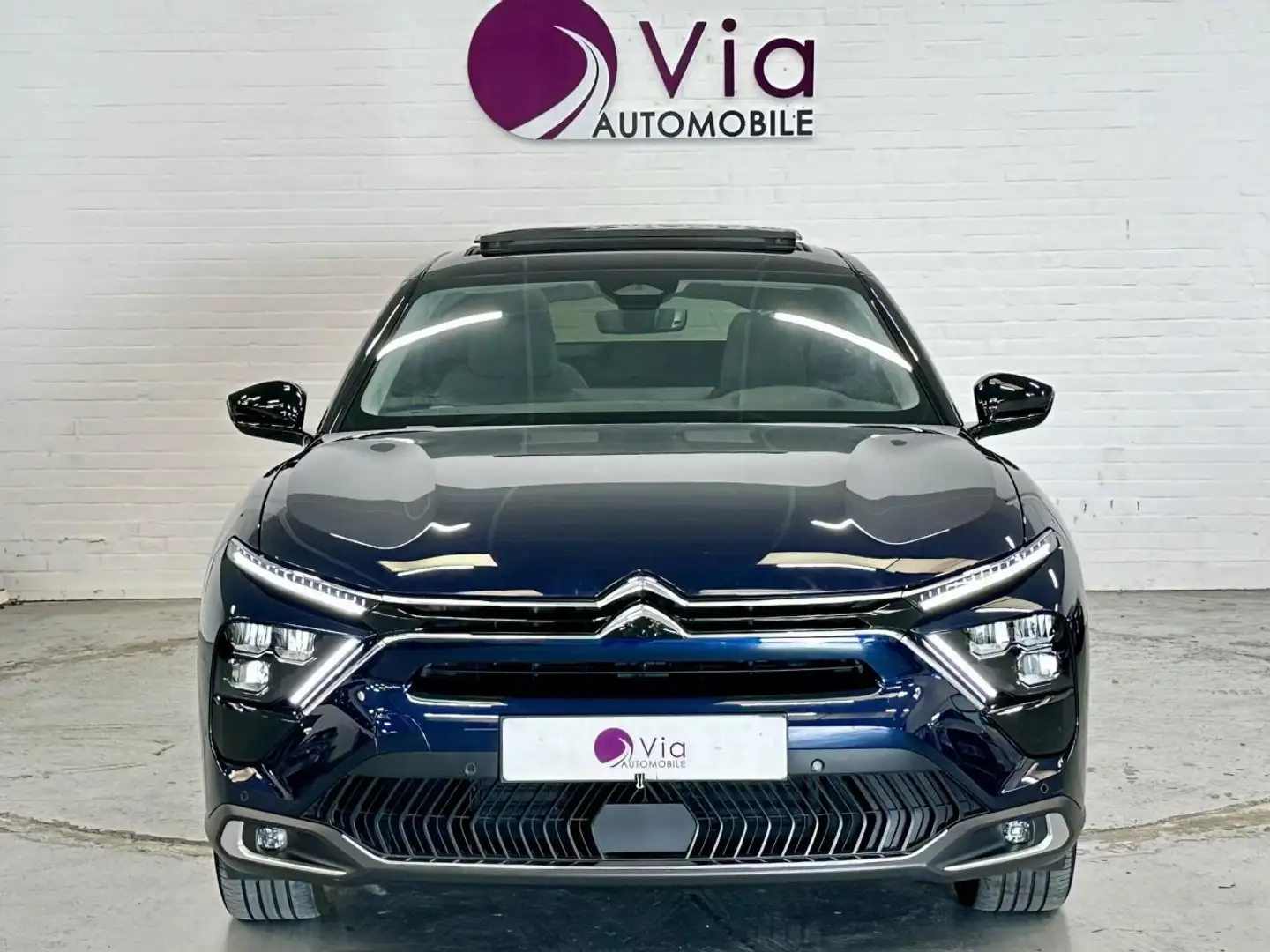 Citroen C5 X HYBRID RECHARGEABLE 225 HYPNOS / TOIT OUVRANT / AFFICHAGE TETE HAUTE Bleu - 2