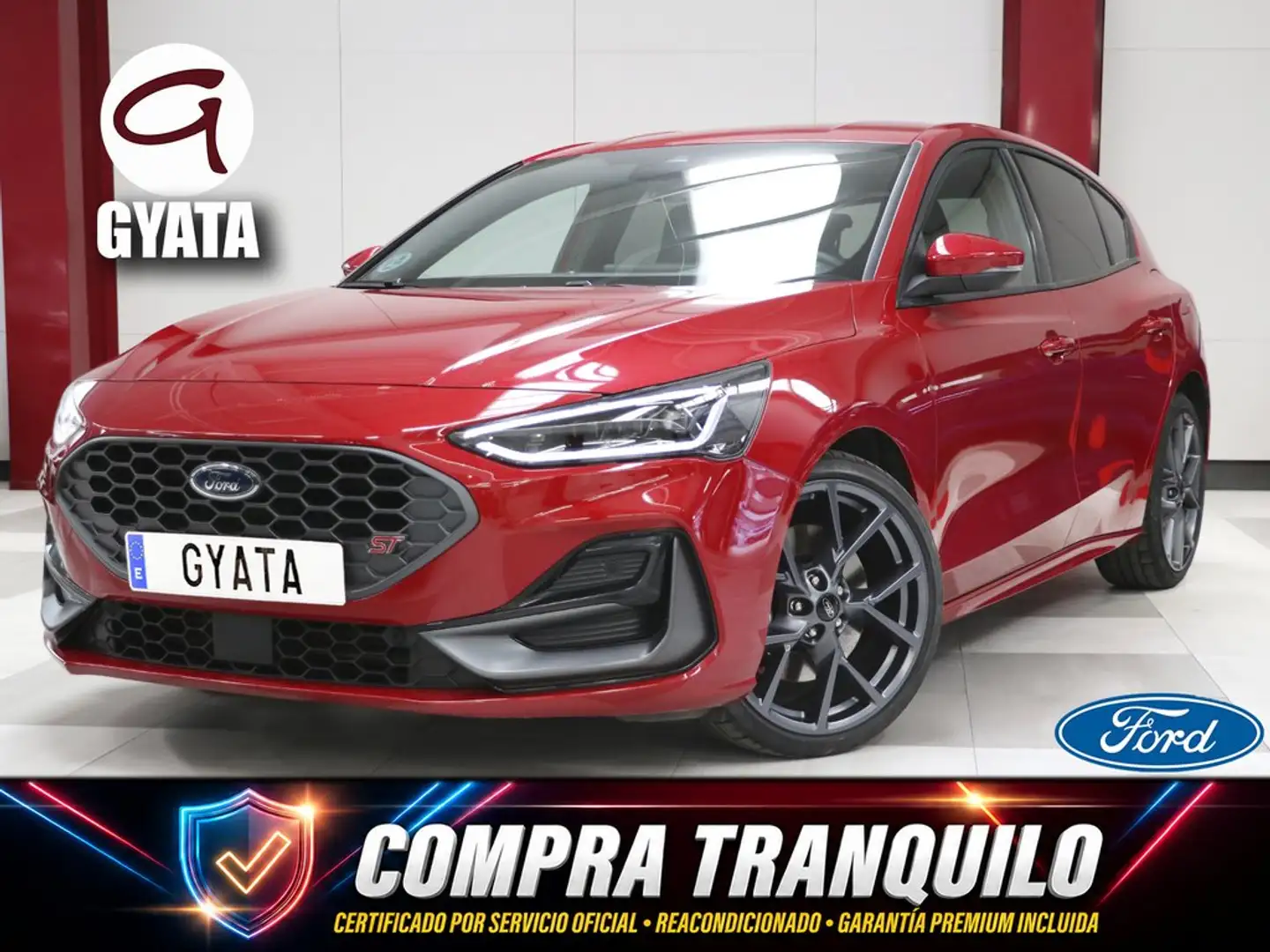 Ford Focus 2.3 Ecoboost ST Rojo - 1