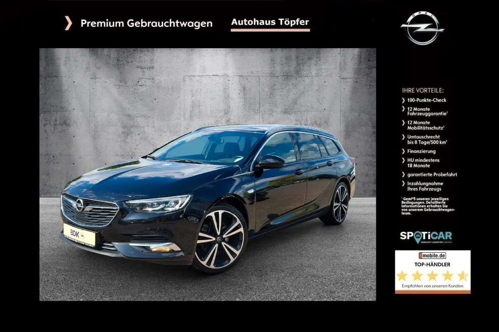 Opel Insignia B ST "Exclusive Innovation 4x4" 20 Zoll Schwarz - 1
