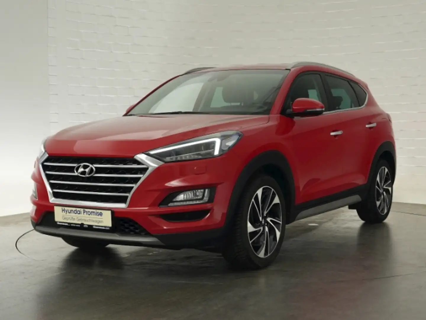 Hyundai TUCSON PREMIUM DCT+VOLL LED+NAVI+360 GRAD KAMERA+SENSOR H Rood - 2