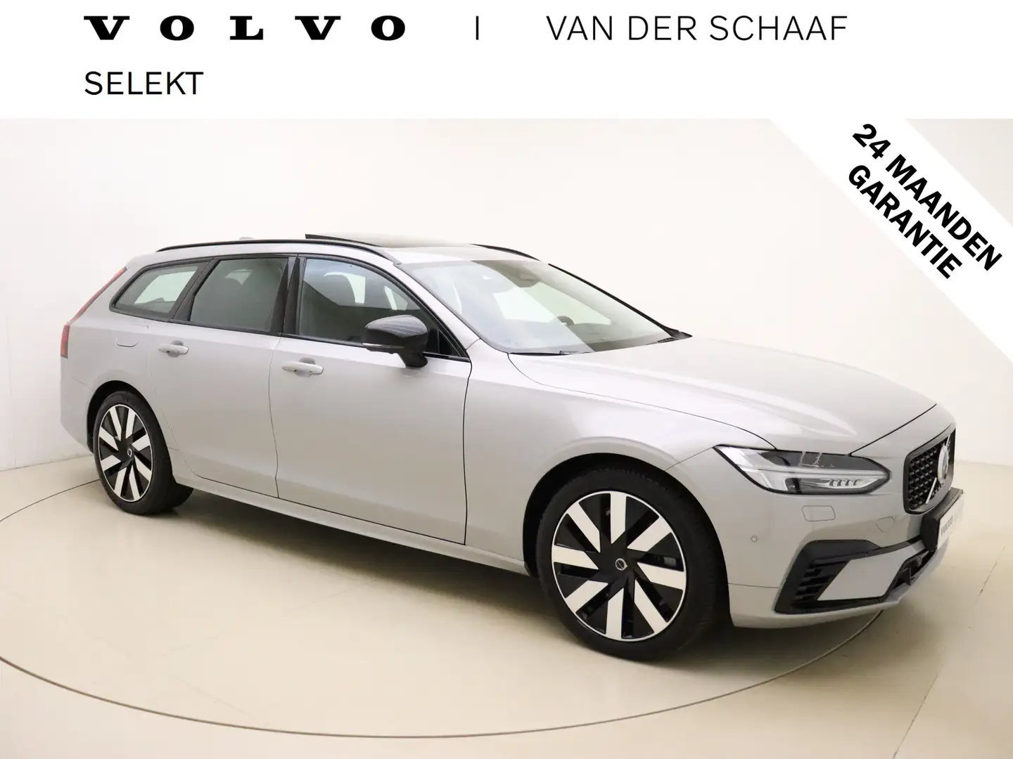Volvo V90 T6 350pk AWD Ultra Dark / 360 Camera / Head-Up / S Gris - 1