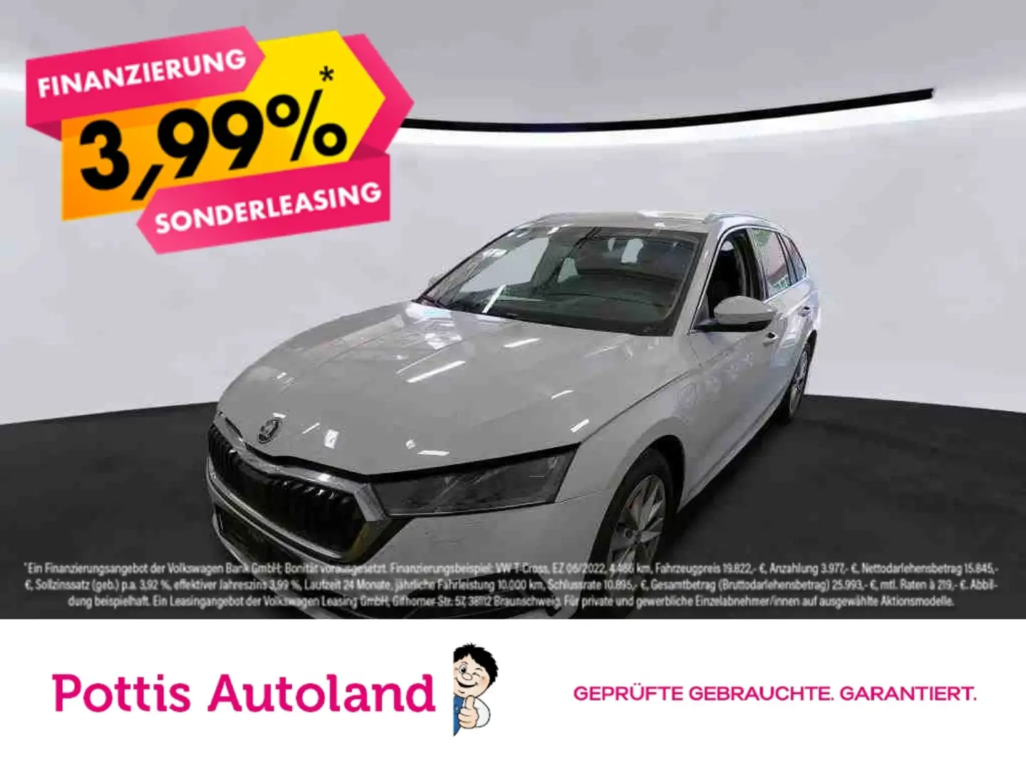 Skoda Octavia Combi iV 1.4 TSI DSG STYLE NAVI ACC MATRIX PDC Weiß - 1