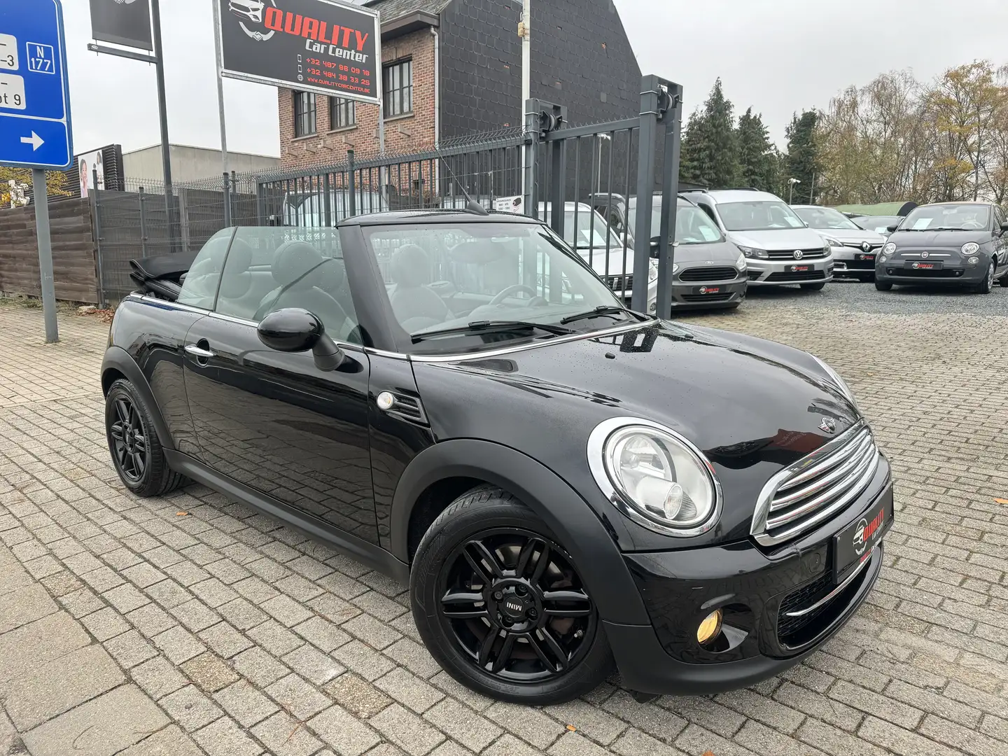MINI Cooper D Cabrio 1.6 D 156000 KM BLACK EDITION GARANTIE Noir - 1