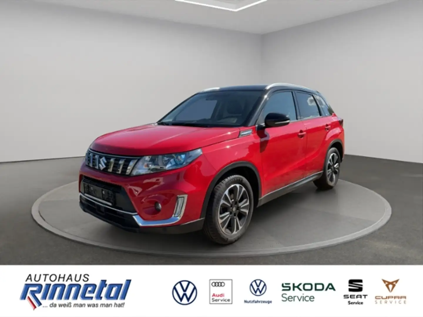 Suzuki Vitara 1.4 Comfort+ 4x4 LED LICHT+NAVI+KLIMAAUT+KEYLESS+ Rot - 1