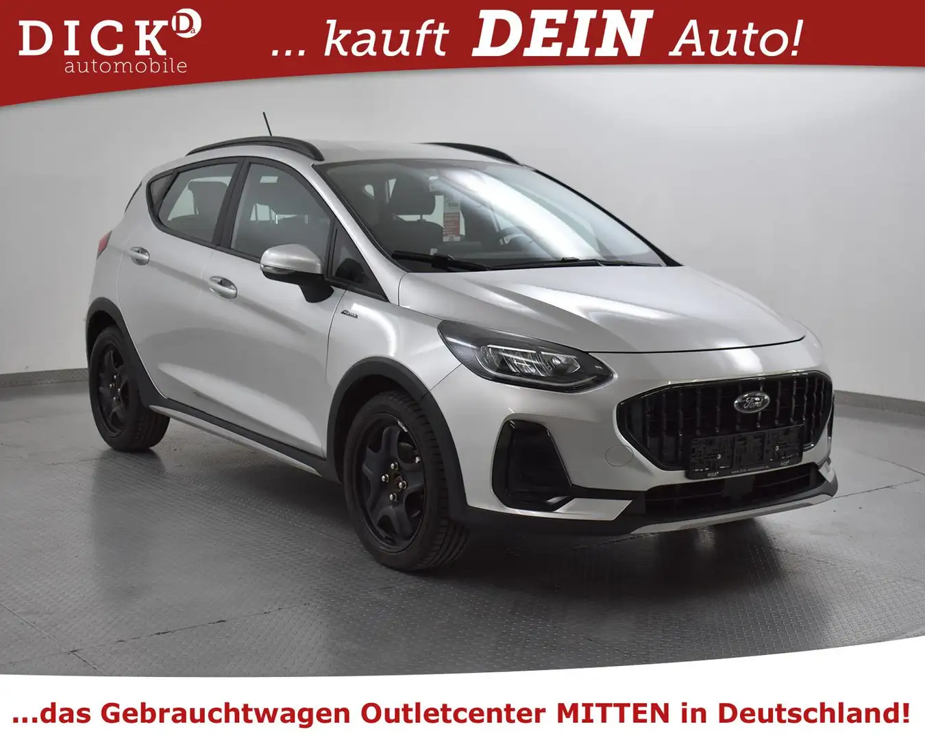 Ford Fiesta 1.0 EB Aut Active LED+SITZHZ+PDC+DAB+TEMP Argintiu - 1