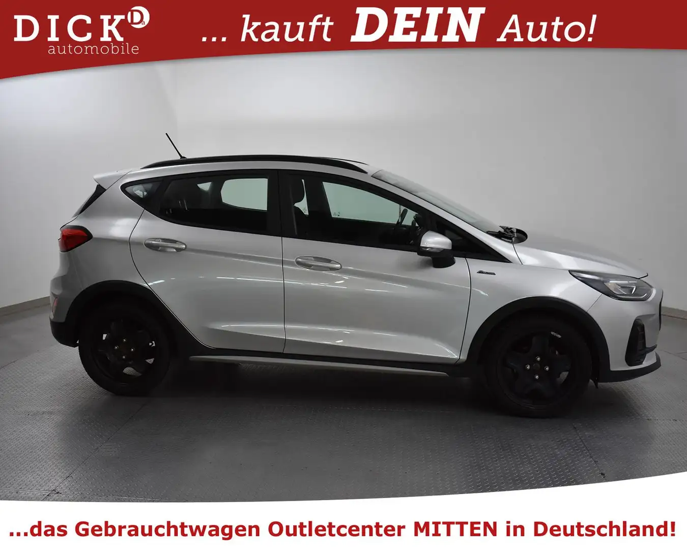 Ford Fiesta 1.0 EB Aut Active LED+SITZHZ+PDC+DAB+TEMP Argintiu - 2