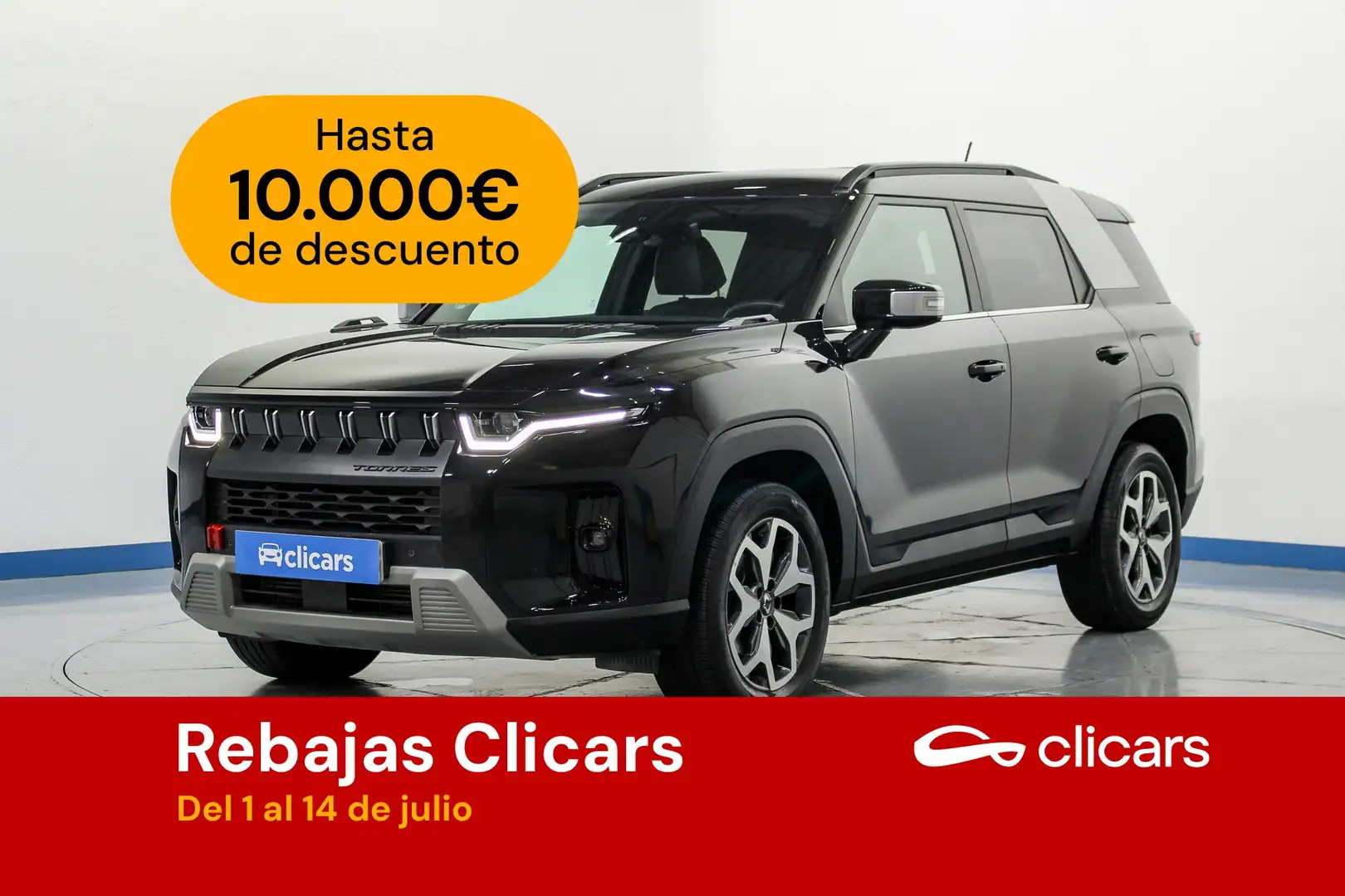 SsangYong Torres G15T Life 4x2 Aut. Zwart - 1