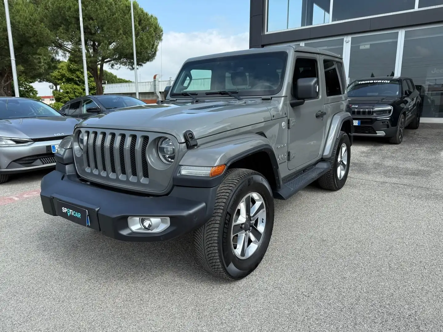 Jeep Wrangler 2.2 Mjt II Sahara Grigio - 2