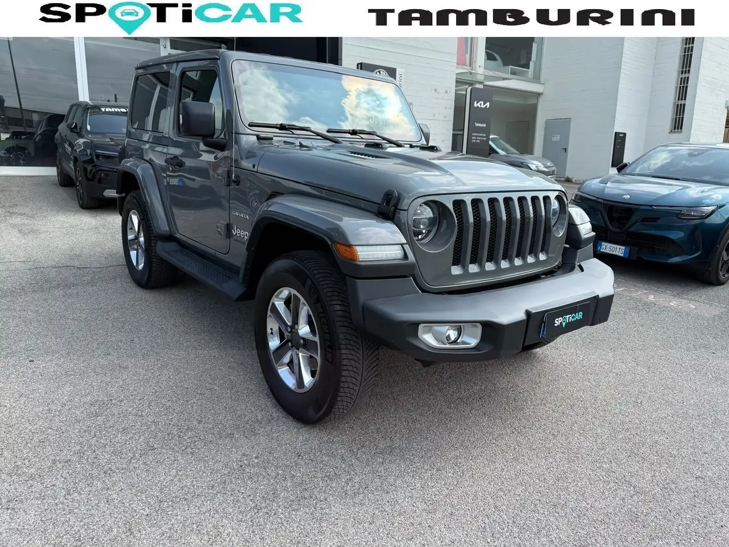 Jeep Wrangler 2.2 Mjt II Sahara Grigio - 1