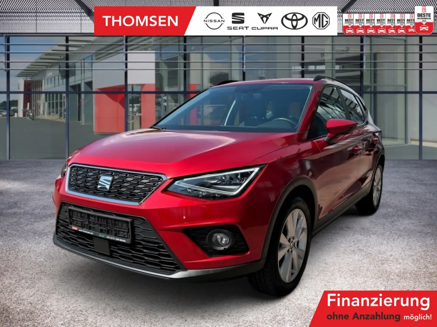SEAT Arona 1.0 TSI Style LED Winterp. SHZ KlimaA Rouge - 1
