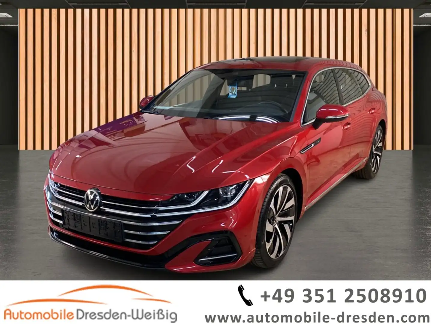 Volkswagen Arteon 2.0 TSI DSG R-Line*Pano* Červená - 1