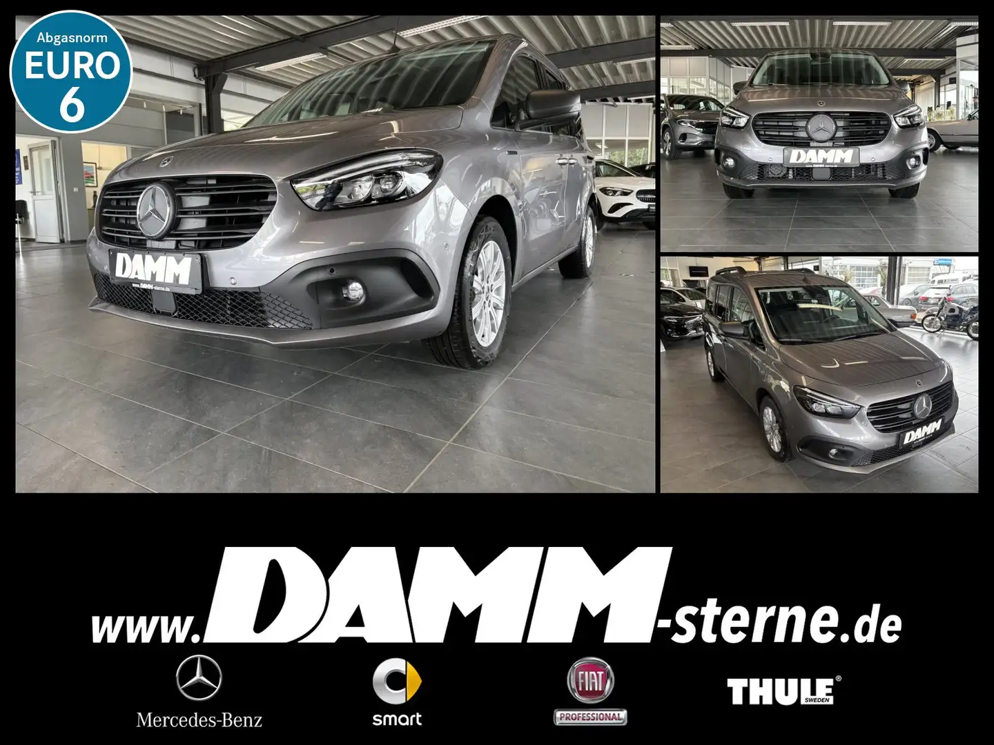 Mercedes-Benz Citan eCitan Tourer PRO AHK/TWA/Kamera/LED/Nav/SHZ/LMR Grau - 1