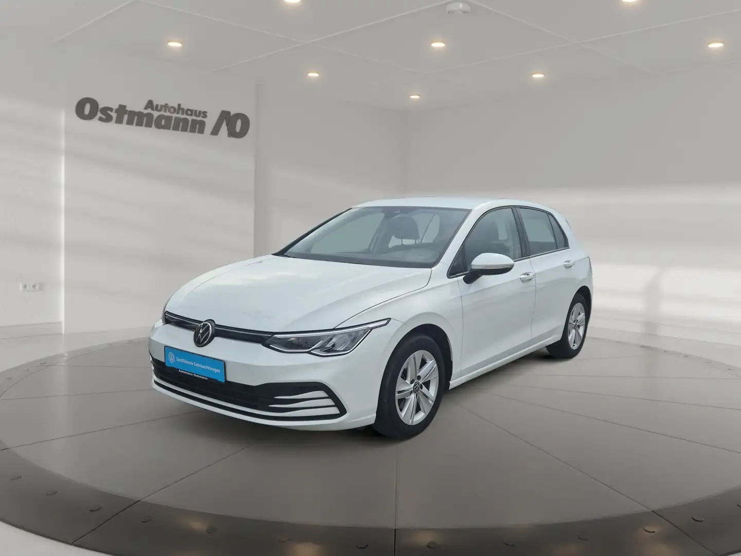 Volkswagen Golf VIII 2.0 TDI Life DSG AHK NAVI LED ACC Wit - 1