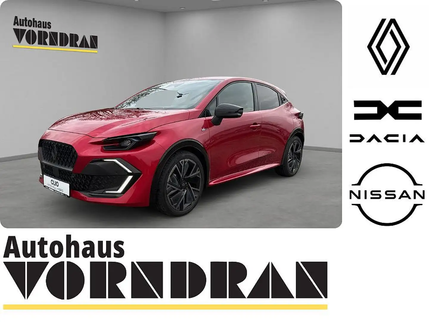 Renault Clio VI Esprit Alpine Hybrid160 SHZ, Navi, PDCvo+hi+Kam Rot - 1