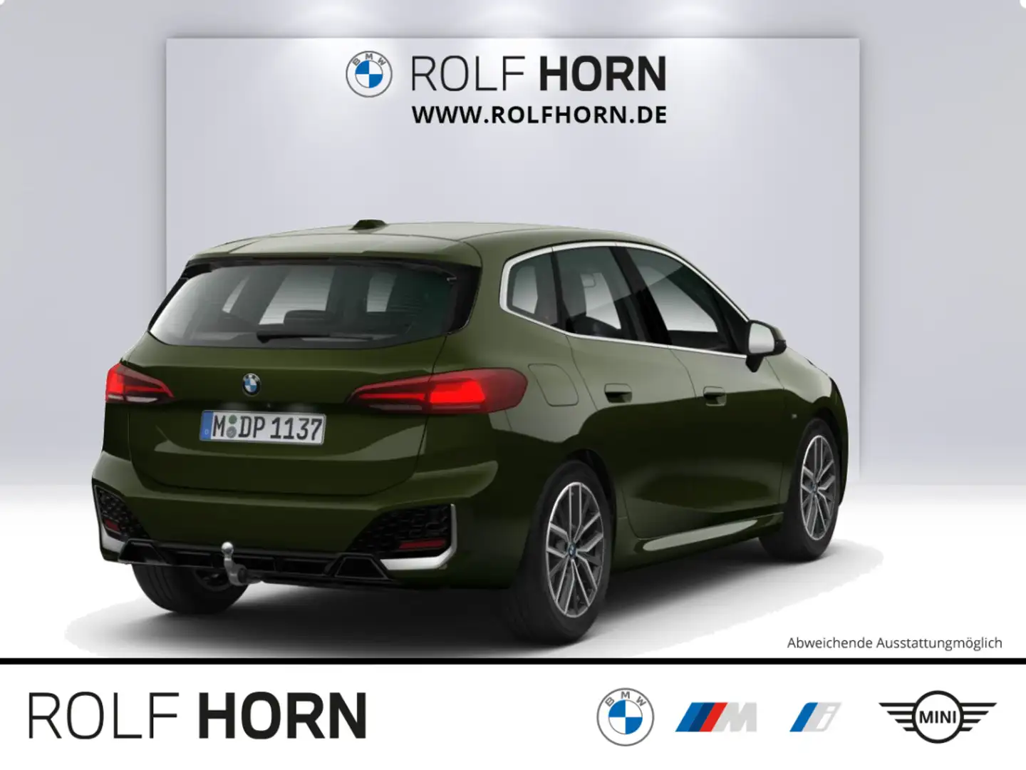 BMW 218 i Active Tourer M Sportpaket AHK Navi RfKam. Grün - 2