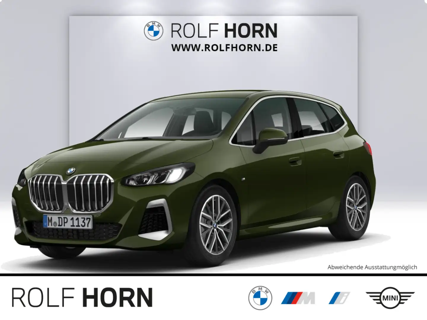 BMW 218 i Active Tourer M Sportpaket AHK Navi RfKam. Grün - 1